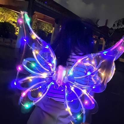 Magische LED Schmetterlingsflügel – Bewegliche Fairy Wings für Kinder