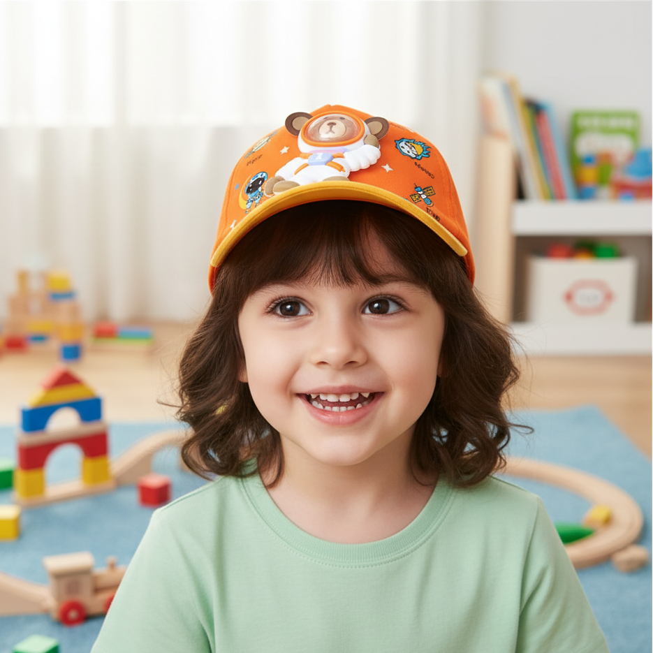 Karikatur Tragen Kinder Kappe für Kinder – Coole Streetwear für Jungs & Mädchen