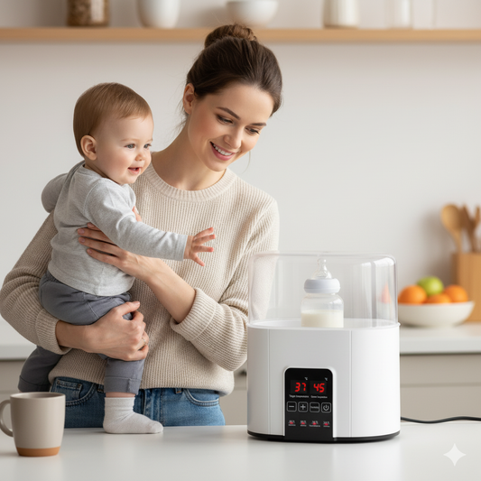 4-in-1 Baby Flaschenwärmer – Schnell, Smart & Sicher mit Temperaturkontrolle