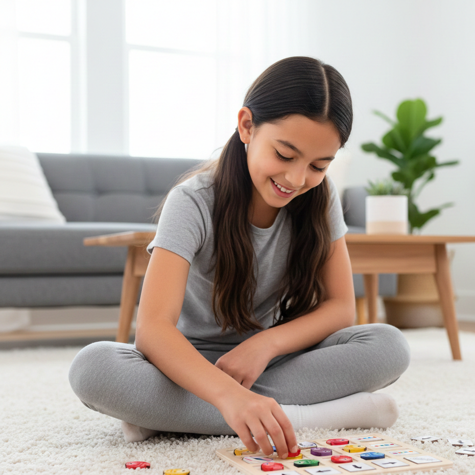 Montessori Holzspiel – Logisches Denken & Farben spielerisch lernen
