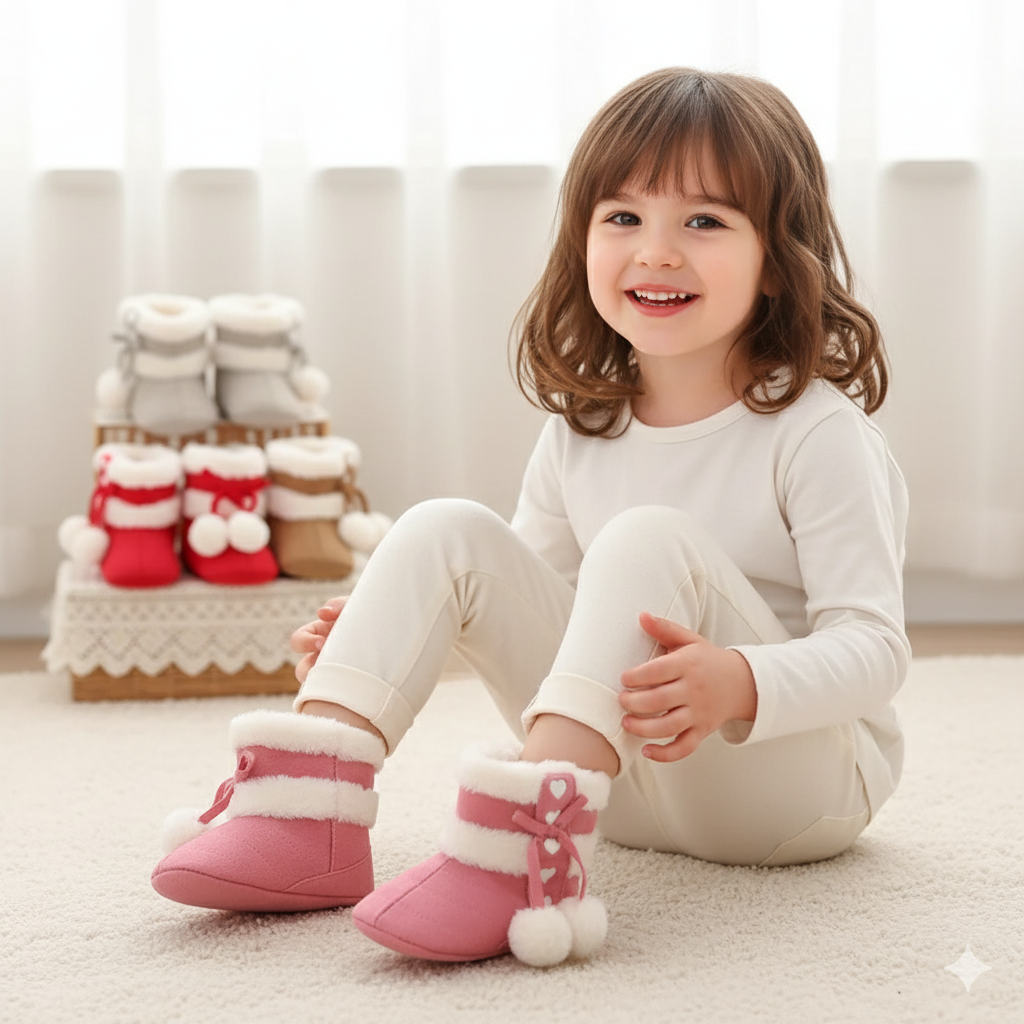 Kuschelige Baby Winterboots – Warme Füße für kleine Entdecker