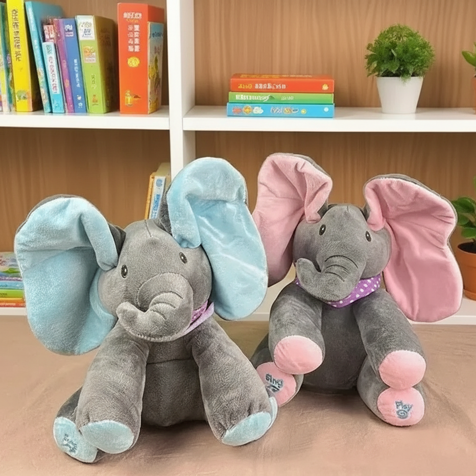 Versteckspiel Elefant Singt, Bewegt sterben Ohren & Bringt Babys zum Lachen!