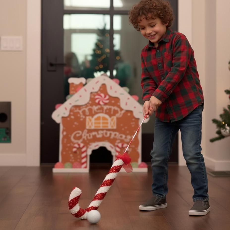 Weihnachts-Golfspiel-Satz – Innenbereich - und Im Freien-Familienspaß
