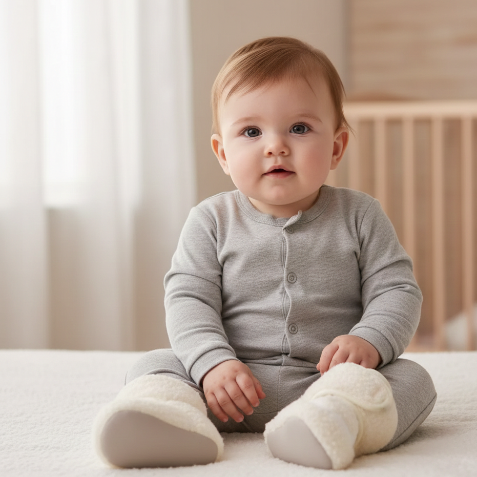 Winter Baby Schuhe mit Fleece – Warm, Weich & Rutschfest