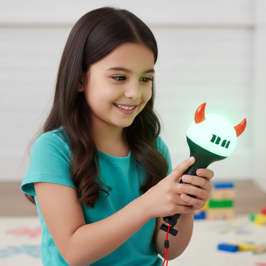 Mini Babymonster Lightstick Schlüsselanhänger – Dein leuchtender Begleiter im Alltag