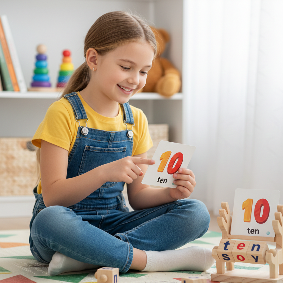 Lernspielzeug für Kinder – Buchstaben, Wörter & Spaß