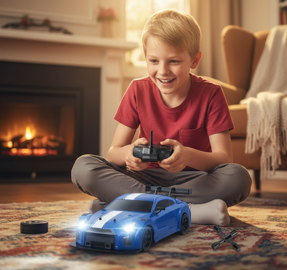 AE86 RC Drift Auto 4x4 – Hoch Geschwindigkeit mit Licht- und Raucheffekt