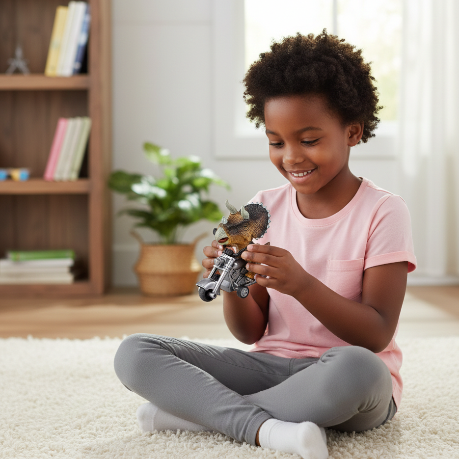 Dinosaur Pullback Motorrad – Aktion, Spiel & Fantasie für Kinder