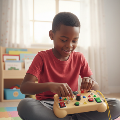 LED Busy Board Montessori – Interaktives Lernspielzeug