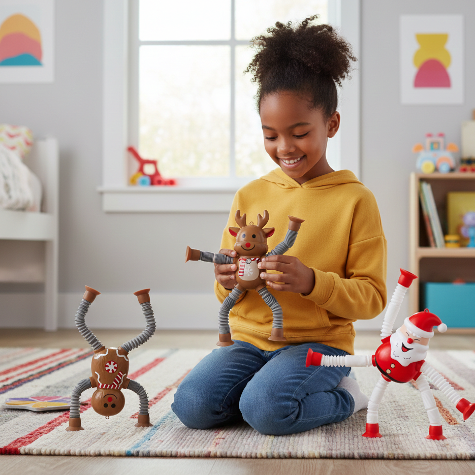 Dehnbare Weihnachtsfiguren – Santa & Co. für Spaß, Stressabbau & festliche Stimmung