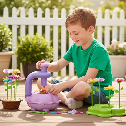 Blume Strauß Bausatz – Kreatives Bastelset für Kinder