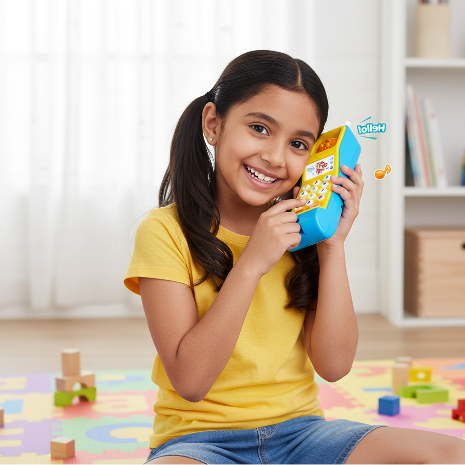 Interaktives Lerntelefon für Kinder – Musik, Licht & spielerisches Lernen