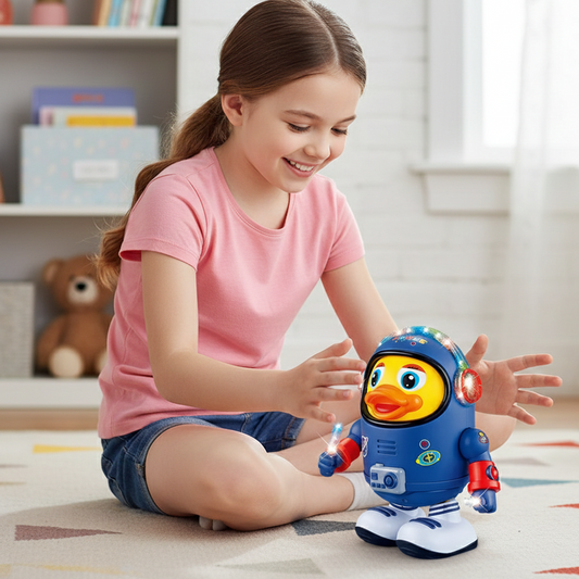 Musikalischer Weltraum-Entdecker – Tanzender Ente-Roboter für Kinder