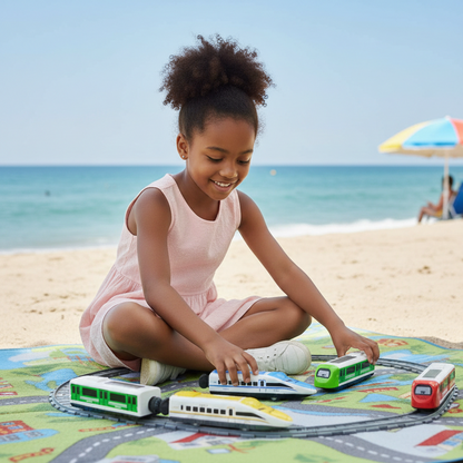 Interaktiver Pull-Back Metro Zug – Lernen & Spielspaß vereint