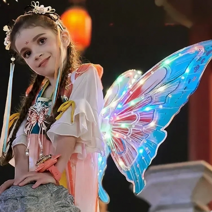 Magische LED Schmetterlingsflügel – Bewegliche Fairy Wings für Kinder