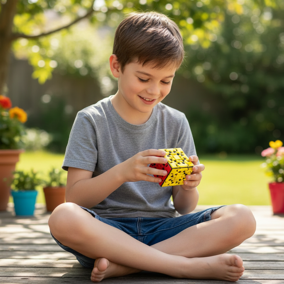 Zahnrad-Zauberwürfel – Intelligenter Puzzlespaß für Kinder und Erwachsene