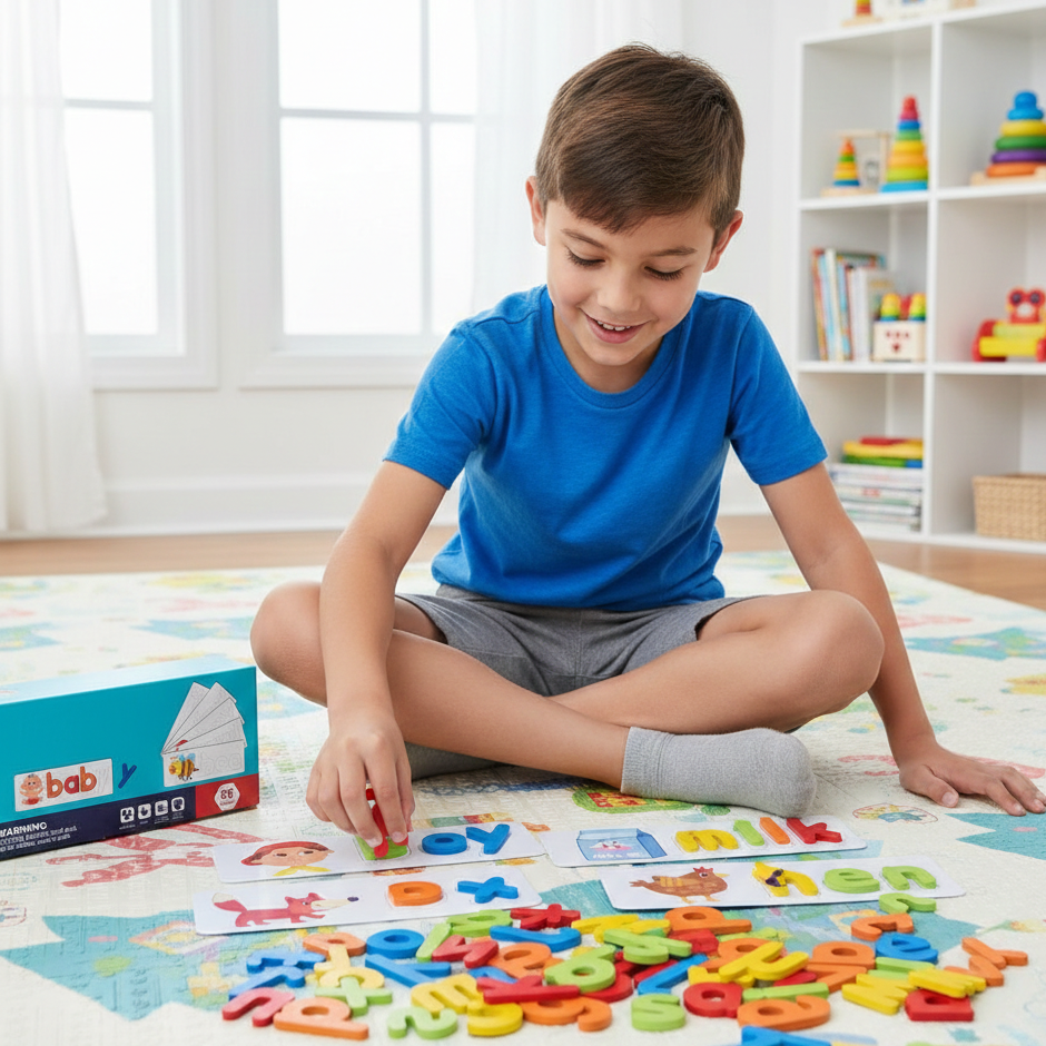 Montessori ABC & Mathematik Puzzle – Spielerisch Lesen & Rechnen lernen