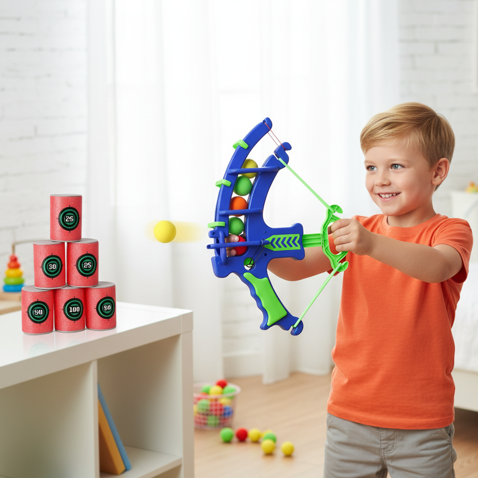 Zielschießen-Spielzeug satz – Spannung, Reaktion & Lernspaß!