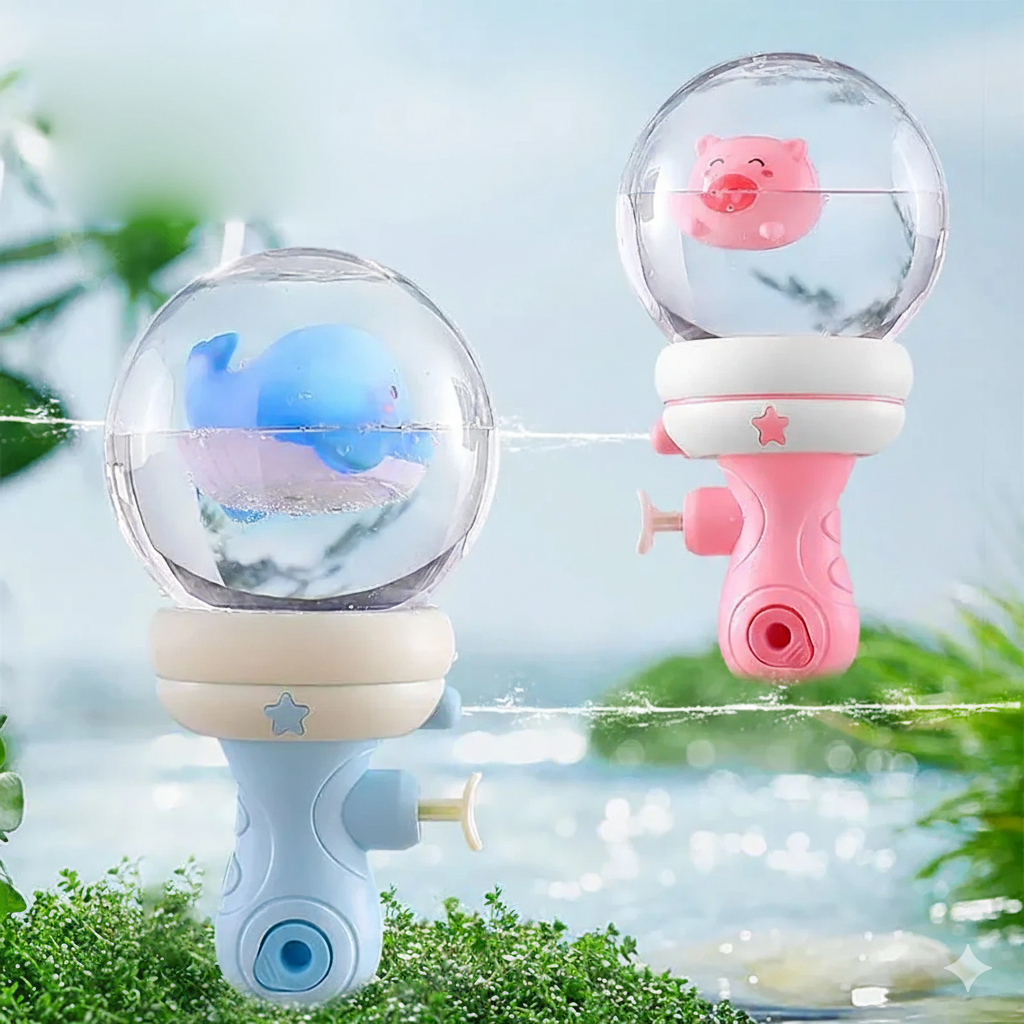 Leuchtende Wasserpistole für Kinder – Spaß drinnen & draußen