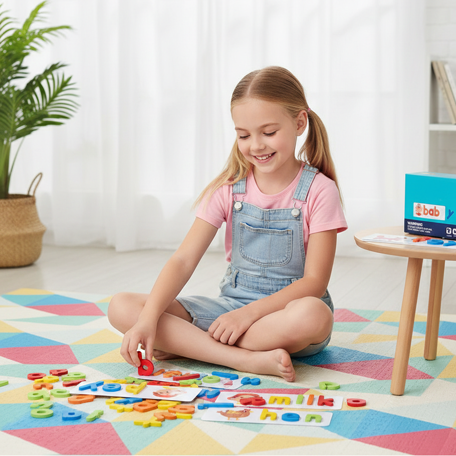 Montessori ABC & Mathematik Puzzle – Spielerisch Lesen & Rechnen lernen
