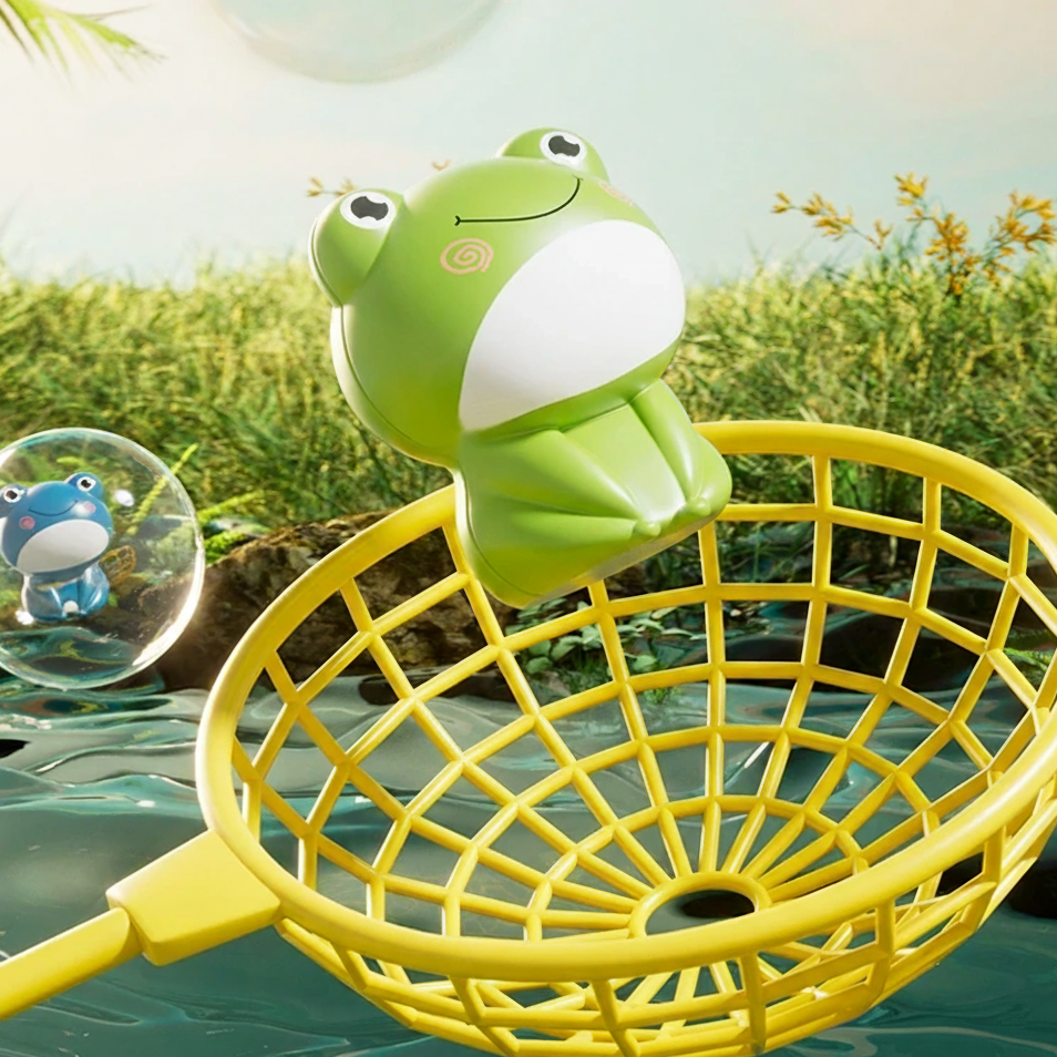 Fliegender Frosch – Lustiges Montessori Fangspiel für Kinder