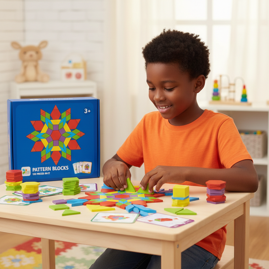 155-teiliger Montessori Holzpuzzle Satz – Lernen & Spielen