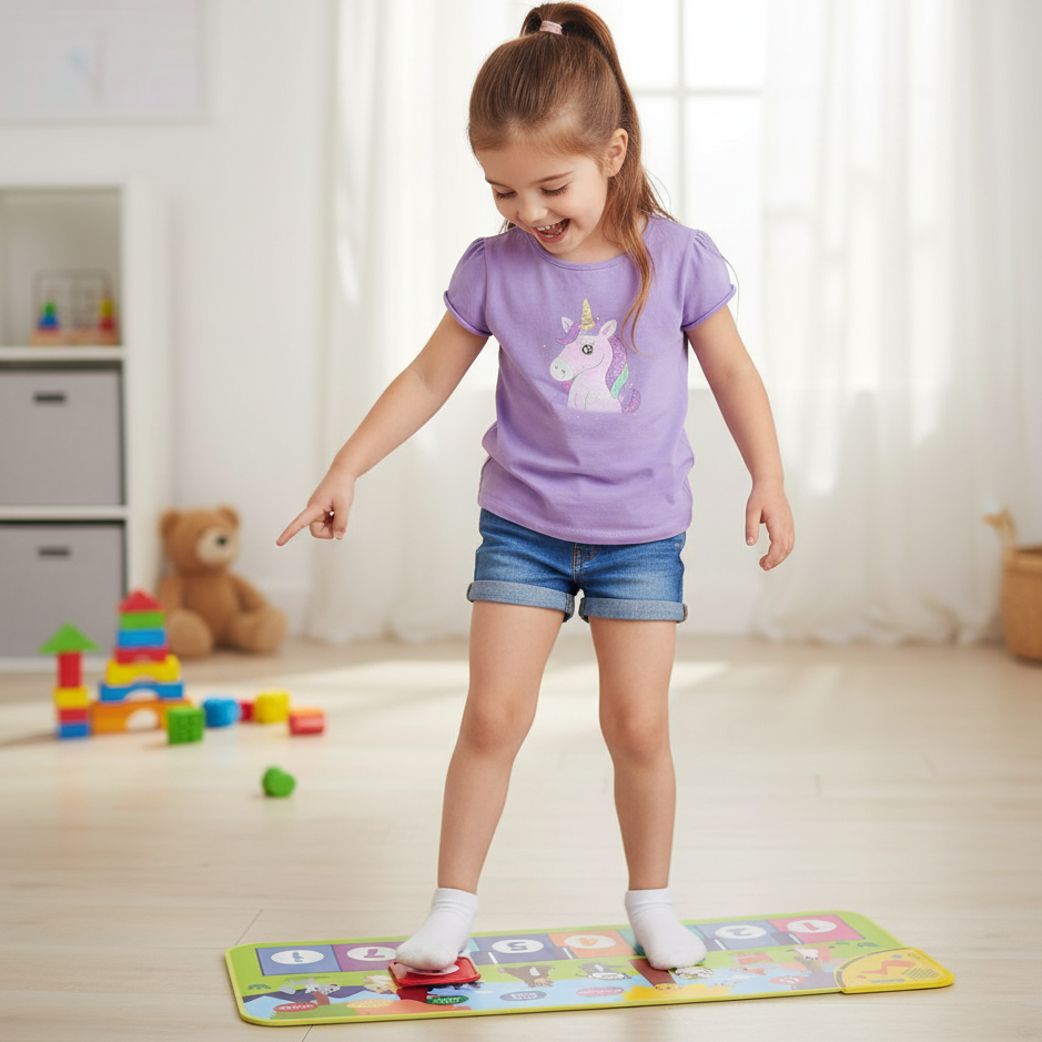 Intelligente Musik-Spielmatte – Lernen, Tanzen & Staunen!