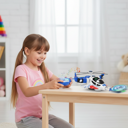 Leuchtender Helicopter mit Musik – Interaktiver Spielspaß für Kinder