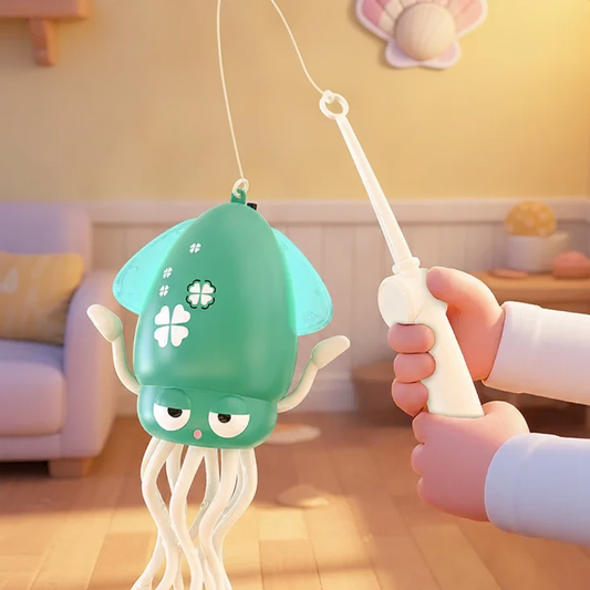 Interaktiver tanzender Roboter-Oktopus mit Licht & Musik