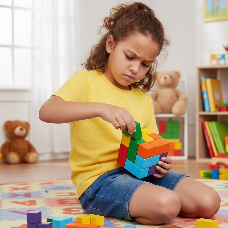3D Holz-Soma-Würfel – Montessori Denkspiel für Kinder