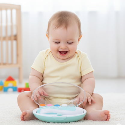 Elektrischer Baby Nageltrimmer – Sicher & ultraleise Schneiden