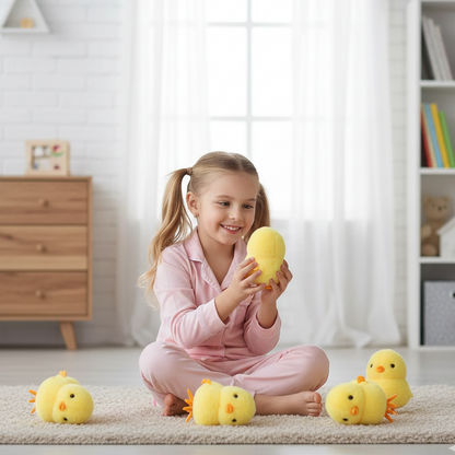 Hüpfendes Plüsch-Küken – Spielspaß & Lernfreude für Kinder
