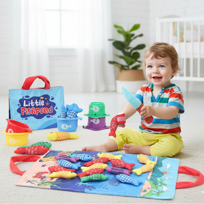 Montessori Angelspiel – Farben, Zahlen & Motorik lernen