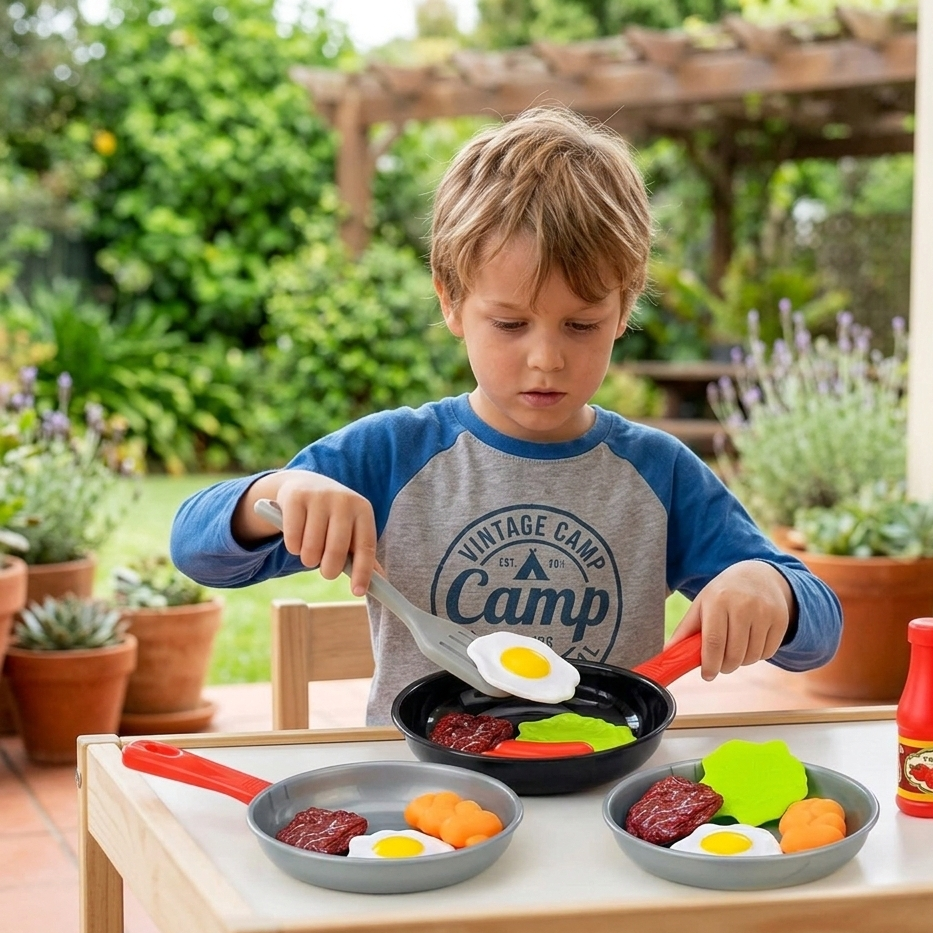 Kinder Küchen Spielset – Kreatives Kochspiel für kleine Chefs