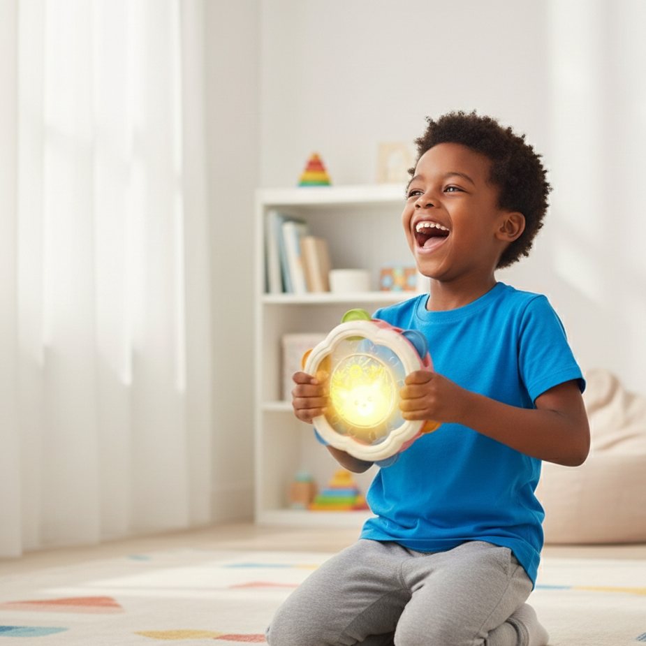 Montessori Musik Trommel für Babys – Lernen mit Spaß & Rhythmus