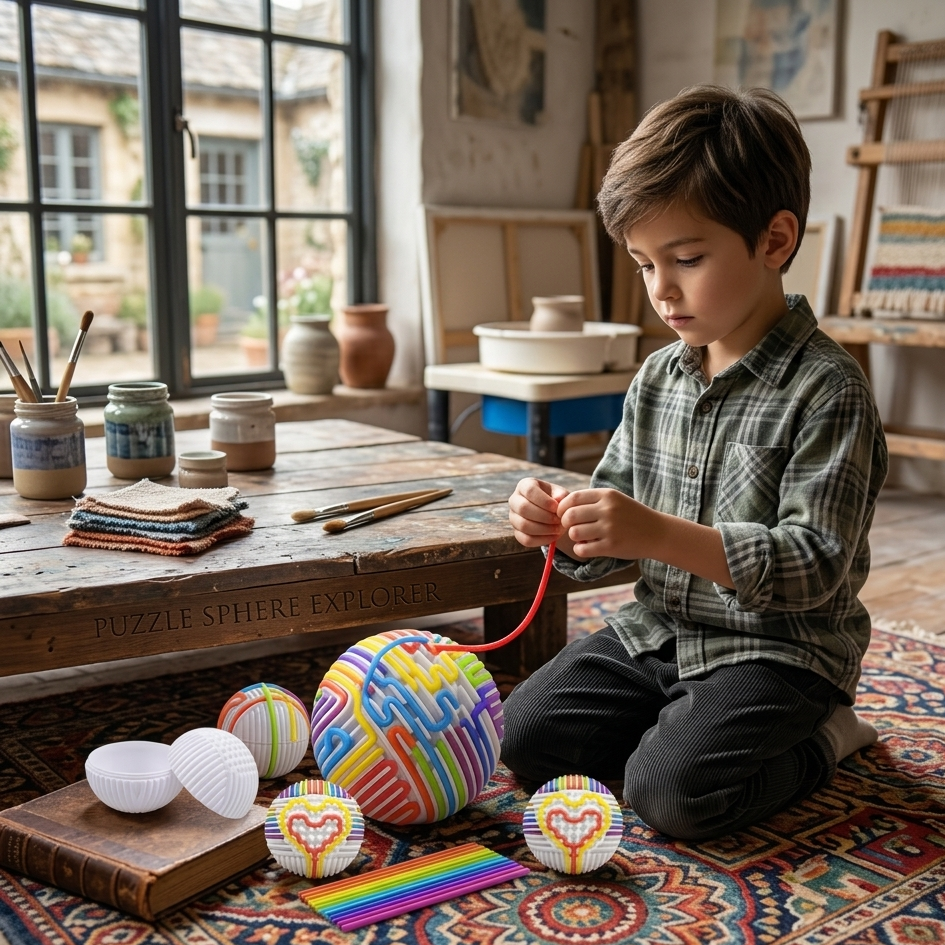 Regenbogen Sensorik Ball – Beruhigendes Fidget Spielzeug