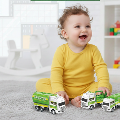 Mini Müllwagen Spielzeug – Robustes Inertia Auto für Kinder