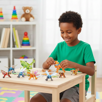 25 Stück Lustige Insekten Puzzles – Spaß & Lernen für Kinder