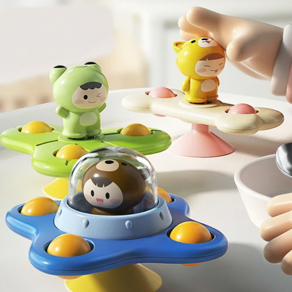 Spinning Suction Toys – drehende Montessori-Spaß für Kleinkinder