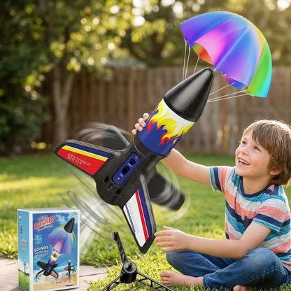 Raum Rakete Launcher für Kinder – Fliegende Rakete mit LED