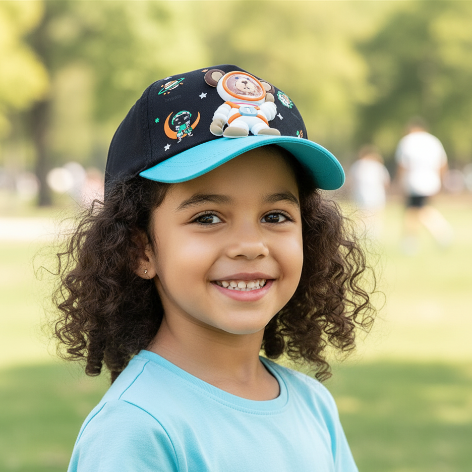 Karikatur Tragen Kinder Kappe für Kinder – Coole Streetwear für Jungs & Mädchen