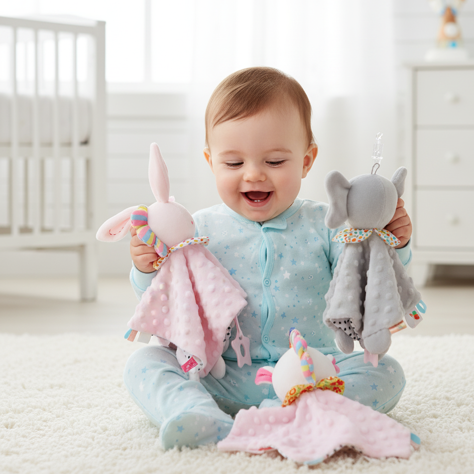 Kuscheliges Baby Schnuffeltuch – sanfter Schlafbegleiter