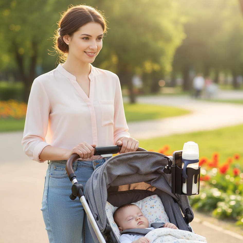 Universal Getränke- & Handyhalter für Kinderwagen