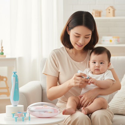 Elektrischer Baby Nageltrimmer – Sicher & ultraleise Schneiden