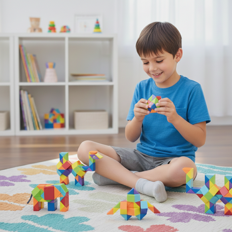 Regenbogen Magie Herrscherin – Kreatives 3D Puzzle zum Formen & Entspannen