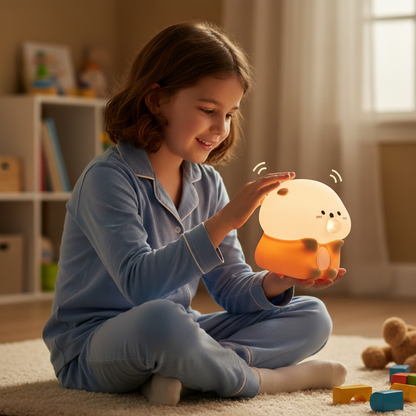 Niedlich Meer Otter Nacht Licht– Weich LED Dimmable & Wiederaufladbar