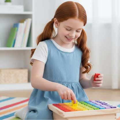 Holz-Multiplikationstafel für Kinder – Rechnen leicht gemacht
