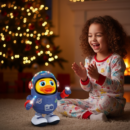 Musikalischer Weltraum-Entdecker – Tanzender Ente-Roboter für Kinder