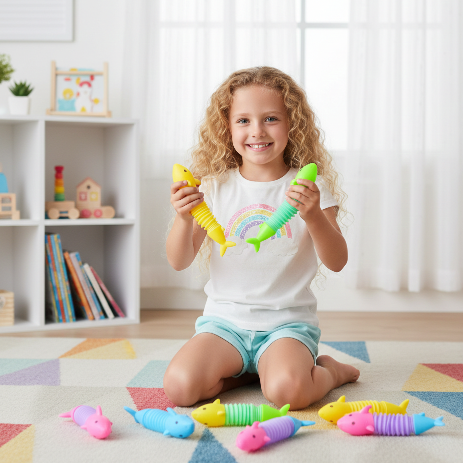 20-teiliges Satz verwandelbarer Hai- und Dino-Stressspielzeuge – Spielspaß ohne Ende
