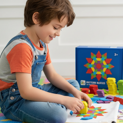 155-teiliger Montessori Holzpuzzle Satz – Lernen & Spielen